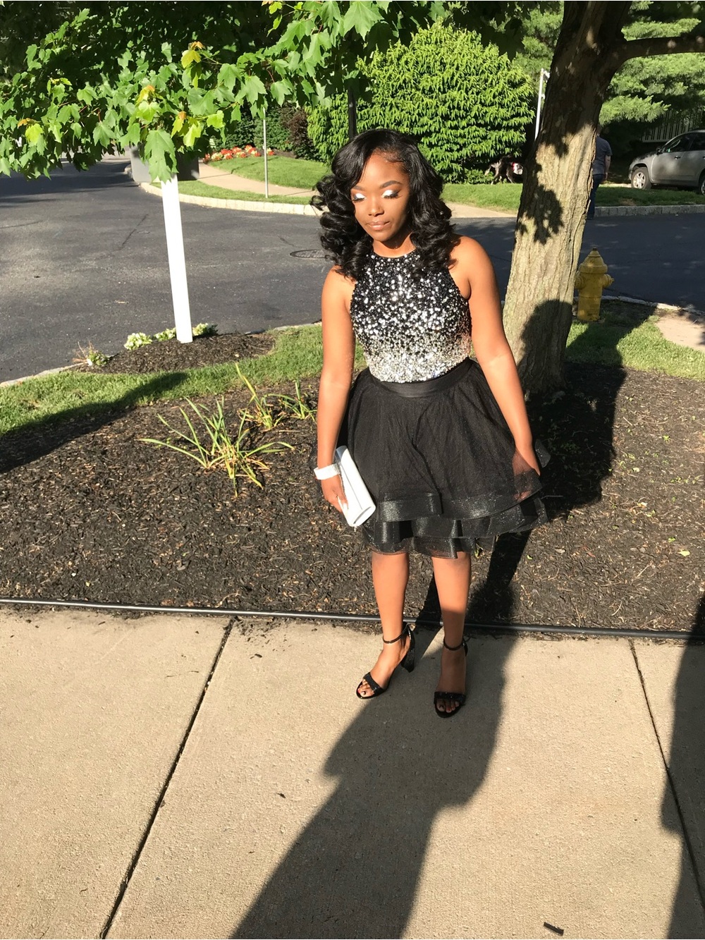 It’s that time of year…Black Sequin & Tulle Party Dress - Picture 2 of 3